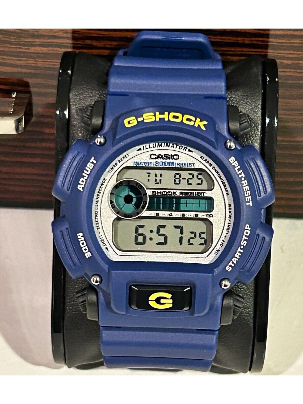 Casio G-SHOCK Blue Digital Quartz Shock-Resistant 200m Resin Strap Watch